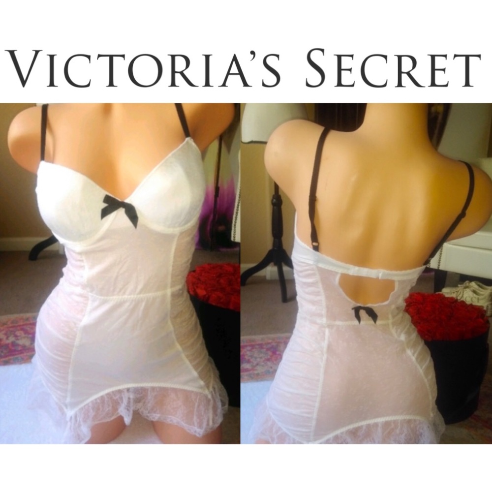Victoria’s Secret Size M/36C White Teddy BOGO